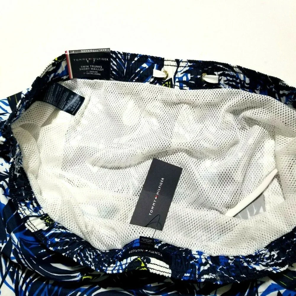 Tommy Hilfiger Traveler Swim Beach Bathing Suit Trunks‎ Shorts Mesh Lined